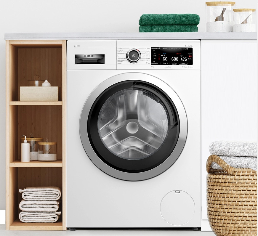 Máy giặt Bosch nâng tầm phong cách sống.