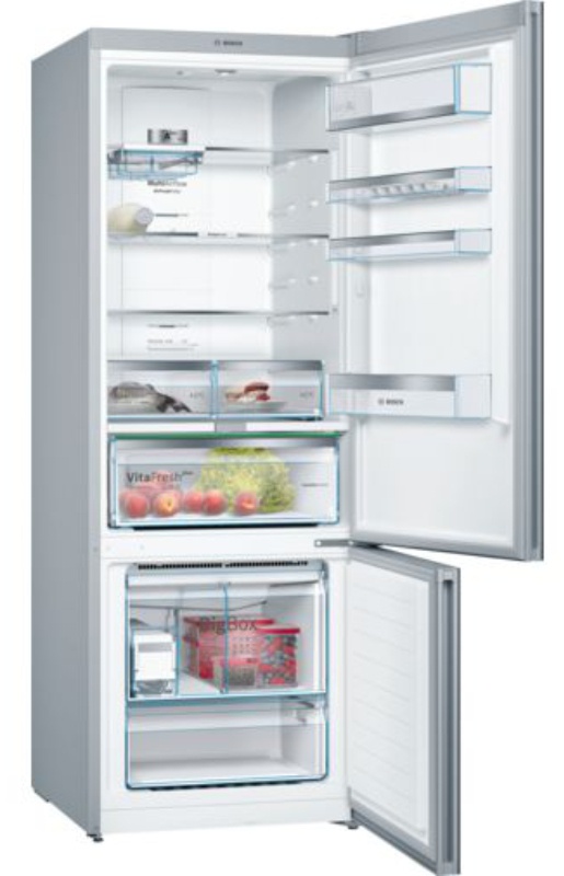 Tủ lạnh đơn 559 lít Home Connect kính đen Series 6 Bosch KGN56LB40O