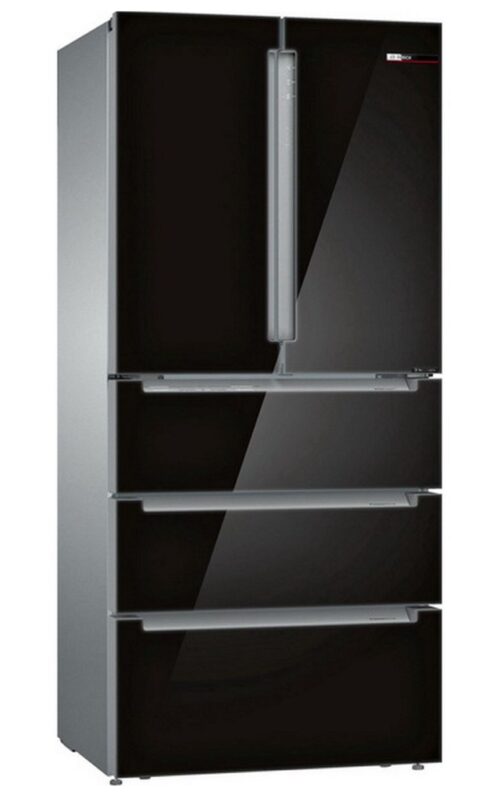 Tủ lạnh kiểu pháp 540 lít Home Connect kính đen Series 6 Bosch KFN86AA76J