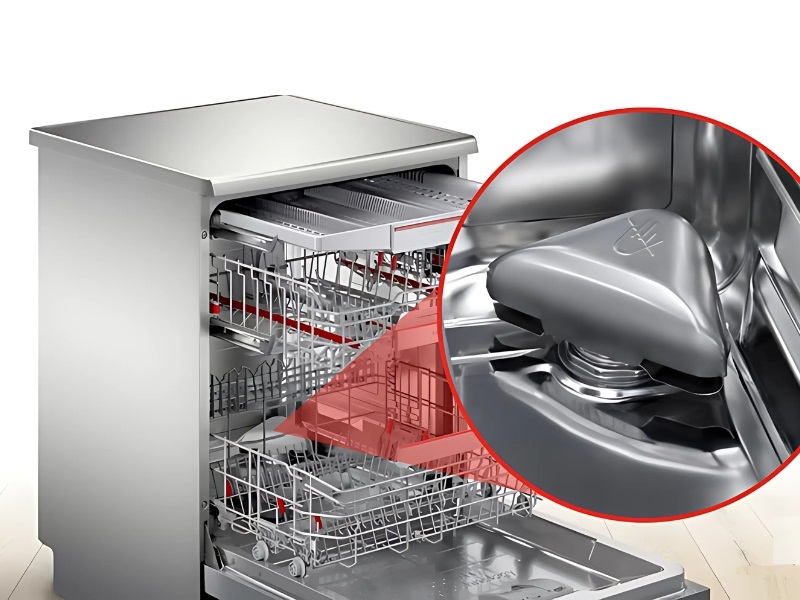 Máy rửa chén Bosch SMI6ZCS16E bán âm Series 8, sấy Zeolith