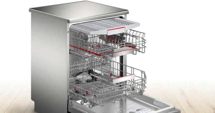 Máy rửa chén Bosch SMS6ZCI00P độc lập Series 6, sấy Zeolith