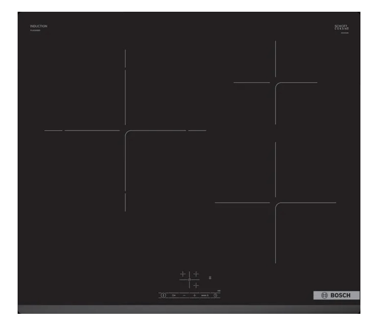 Bếp từ Bosch PUJ63KBB5E ba vùng nấu Series 4 4 Bếp từ Bosch PUJ63KBB5E ba vùng nấu Series 4