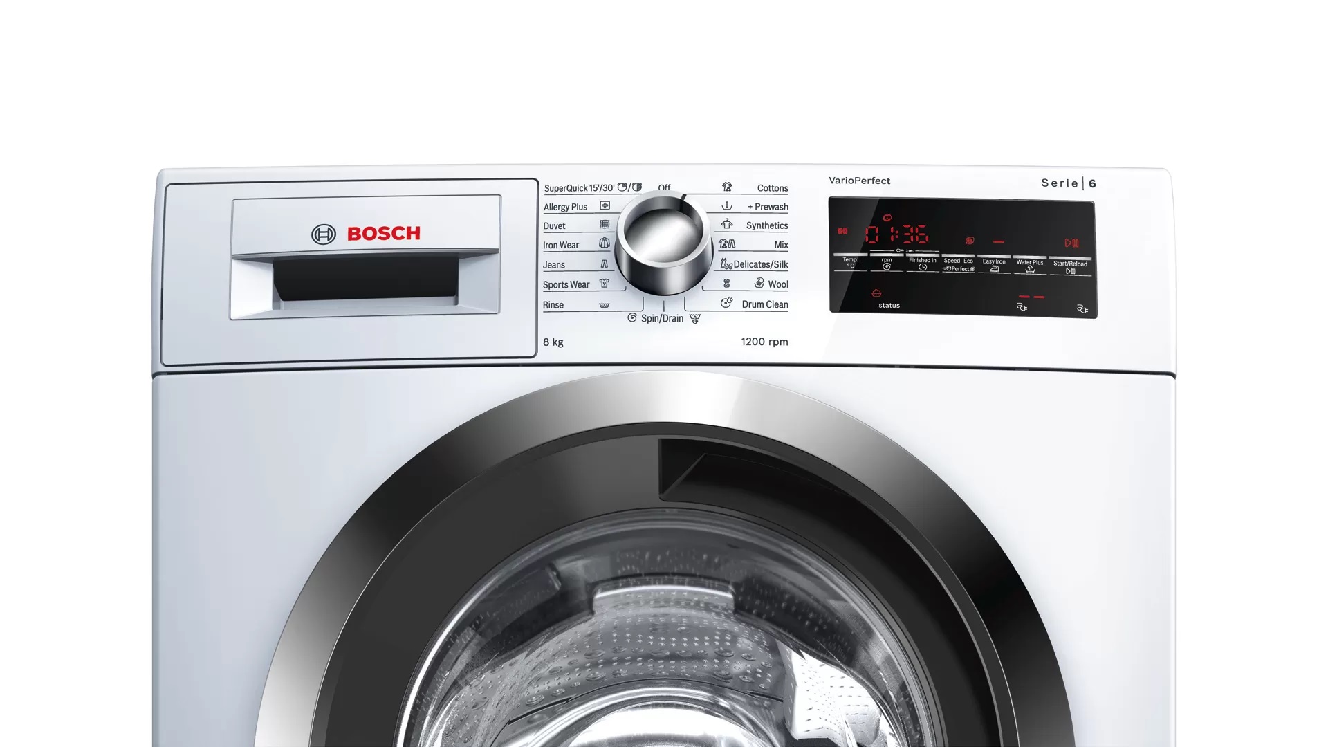 Máy giặt Bosch WAT24480SG 8kg Series 6 8 Máy giặt Bosch WAT24480SG 8kg Series 6